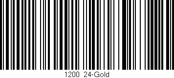 Código de barras (EAN, GTIN, SKU, ISBN): '1200/24-Gold'