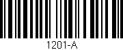 Código de barras (EAN, GTIN, SKU, ISBN): '1201-A'