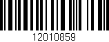 Código de barras (EAN, GTIN, SKU, ISBN): '12010859'