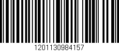 Código de barras (EAN, GTIN, SKU, ISBN): '1201130984157'