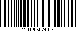 Código de barras (EAN, GTIN, SKU, ISBN): '1201285974836'