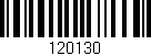 Código de barras (EAN, GTIN, SKU, ISBN): '120130'