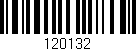 Código de barras (EAN, GTIN, SKU, ISBN): '120132'