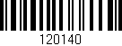 Código de barras (EAN, GTIN, SKU, ISBN): '120140'