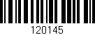 Código de barras (EAN, GTIN, SKU, ISBN): '120145'