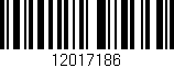 Código de barras (EAN, GTIN, SKU, ISBN): '12017186'