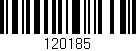 Código de barras (EAN, GTIN, SKU, ISBN): '120185'