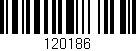 Código de barras (EAN, GTIN, SKU, ISBN): '120186'