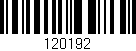 Código de barras (EAN, GTIN, SKU, ISBN): '120192'
