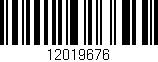 Código de barras (EAN, GTIN, SKU, ISBN): '12019676'