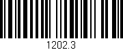 Código de barras (EAN, GTIN, SKU, ISBN): '1202.3'