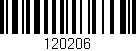 Código de barras (EAN, GTIN, SKU, ISBN): '120206'
