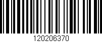 Código de barras (EAN, GTIN, SKU, ISBN): '120206370'