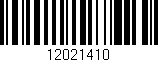 Código de barras (EAN, GTIN, SKU, ISBN): '12021410'