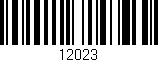 Código de barras (EAN, GTIN, SKU, ISBN): '12023'