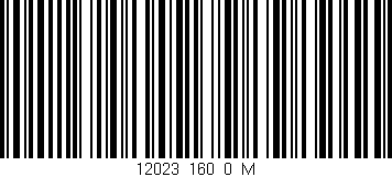 Código de barras (EAN, GTIN, SKU, ISBN): '12023_160_0_M'