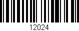 Código de barras (EAN, GTIN, SKU, ISBN): '12024'