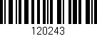 Código de barras (EAN, GTIN, SKU, ISBN): '120243'