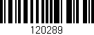 Código de barras (EAN, GTIN, SKU, ISBN): '120289'