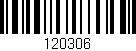 Código de barras (EAN, GTIN, SKU, ISBN): '120306'