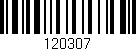 Código de barras (EAN, GTIN, SKU, ISBN): '120307'