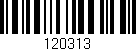 Código de barras (EAN, GTIN, SKU, ISBN): '120313'