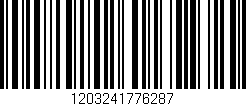 Código de barras (EAN, GTIN, SKU, ISBN): '1203241776287'