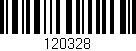 Código de barras (EAN, GTIN, SKU, ISBN): '120328'