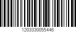 Código de barras (EAN, GTIN, SKU, ISBN): '1203330055446'