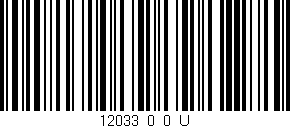 Código de barras (EAN, GTIN, SKU, ISBN): '12033_0_0_U'