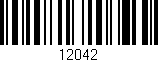 Código de barras (EAN, GTIN, SKU, ISBN): '12042'