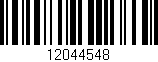 Código de barras (EAN, GTIN, SKU, ISBN): '12044548'