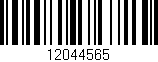 Código de barras (EAN, GTIN, SKU, ISBN): '12044565'