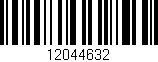 Código de barras (EAN, GTIN, SKU, ISBN): '12044632'