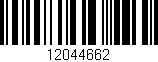 Código de barras (EAN, GTIN, SKU, ISBN): '12044662'