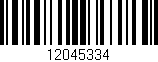 Código de barras (EAN, GTIN, SKU, ISBN): '12045334'
