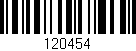 Código de barras (EAN, GTIN, SKU, ISBN): '120454'