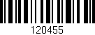 Código de barras (EAN, GTIN, SKU, ISBN): '120455'