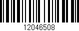 Código de barras (EAN, GTIN, SKU, ISBN): '12046508'
