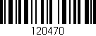 Código de barras (EAN, GTIN, SKU, ISBN): '120470'