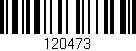 Código de barras (EAN, GTIN, SKU, ISBN): '120473'