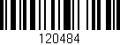 Código de barras (EAN, GTIN, SKU, ISBN): '120484'
