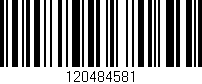 Código de barras (EAN, GTIN, SKU, ISBN): '120484581'
