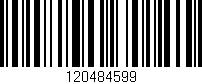Código de barras (EAN, GTIN, SKU, ISBN): '120484599'