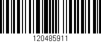Código de barras (EAN, GTIN, SKU, ISBN): '120485911'