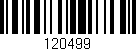 Código de barras (EAN, GTIN, SKU, ISBN): '120499'