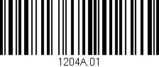 Código de barras (EAN, GTIN, SKU, ISBN): '1204A.01'