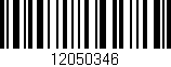 Código de barras (EAN, GTIN, SKU, ISBN): '12050346'