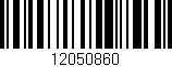 Código de barras (EAN, GTIN, SKU, ISBN): '12050860'