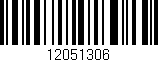 Código de barras (EAN, GTIN, SKU, ISBN): '12051306'